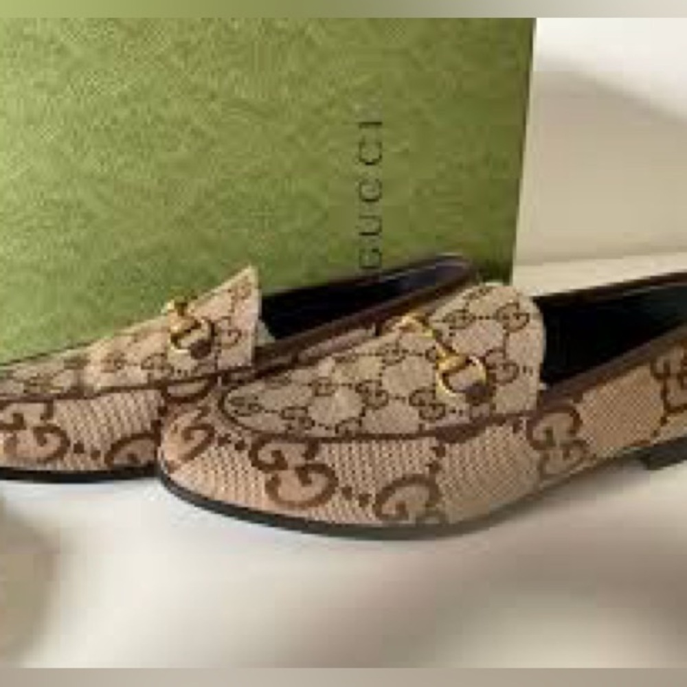 Gucci | S O L D | Womens GG monogram loafers! - Picture 1 of 6